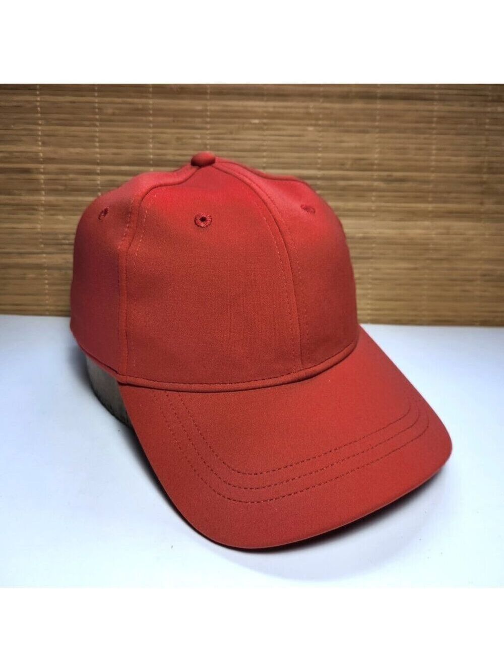 Lululemon Red Adjustable Baseball Cap Athletic Running Hat